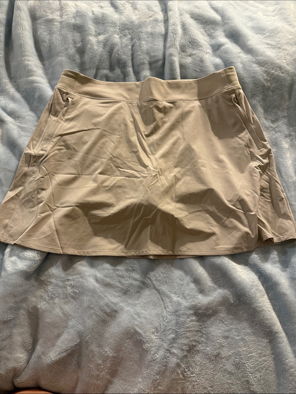 Athleta Beige Active Skort with Side Pockets